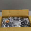 HOHIYA 6.5 Ft Wrought Iron Christmas Tree Ornament Display Stand Metal Holder Hanger Wire Hanging for Halloween Glass Balls Decorations Gift 174 Hooks Black  