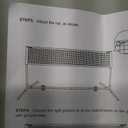 VEVOR Badminton Net, Height Adjustable Volleyball Net, Wide Foldable Pickleball Net, Portable Easy Setup Tennis Net Set with Poles, Stand and Carry Bag, for Kids Backyard Game Indoor Outdoor Use