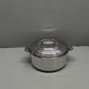 Milton Galaxia 3500 Insulated Stainless Steel Casserole, 3.5 qt. (3300 ml, 111 oz) Thermal Serving Bowl, Keeps Food Hot & Cold for Long Hours, Elegant Hot Pot Food Warmer Cooler, Silver
