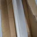 FoldTier 2 Pack 36 Inch Door Sweep Bottom Expander Adjustable Width 1" - 1 1/2" Rubber White Dual Seal Fits-All Storm & Screen Doors 32-36 inch