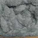 BEDELITE Fleece Throw Blanket for Couch - 300GSM Soft & Warm Fluffy Grey Blanket, Decorative and Giftable Striped Blankets for Women, Men, 50"x60"
