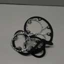 Yaktrax Diamond Grip - Full-Foot Traction on Ice, Snow, & Multi-Terrain Surfaces - Swiveling Diamond Bead Grip Points - Cold-Resistant Easy On/Off Elastic Upper Band