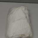 Oubonun Tablecloths for Square Tables, Cotton Linen Waterproof Farmhouse Table Cloth with Boho Tassels  Wrinkle Free, Wipeable & Washable for Kitchen & Dining, 55''x55'', 4 Seats (Beige, Coffee Leaf)