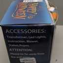 ININ 8FT Halloween Inflatable Witch Decorations Outdoor Built-in LED Lights,Halloween Blow Up Yard Decorations,Scary Party Decorations,Haunted House Decor,for Yard/Lawn/Garden.