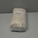 Yimobra Toilet Rugs U Shaped 24x20, Ultra Soft and Water Absorbent Bath Mats, Non Slip Fluffy Luxury Microfiber Contour Bath Rugs for Toilet, Dry Quick, Machine Washable, Light Beige and White