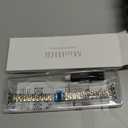 MioHHR Slim Metal Band Compatible with Apple Watch Band 42mm(Series 11 10) 41mm(Series 9 8 7) 40mm(Series 6 5 4 SE3/ 2/ 1) 38mm(Series 3 2 1), Stainless Steel iWatch Bands for Women, Silver/ Gold