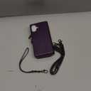 for iPhone 17 Wallet Phone Case with 7 Card Holder,RFID Blocking | PU Leather | Kickstand | Flip | Wrist Strap&Shoulder Strap | Shockproof | Zipper Wallet | Women Men | 6.3" | Purple