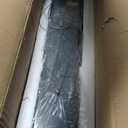 Crystal Glass Linear Chandelier, Modern Rectangular Pendant Light, Elegant Long Bar Ceiling Light Fixture for Dining Room, Kitchen Island, Living Room