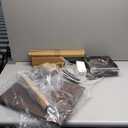 Floor Lamp with Table & Drawers, End Table Lamp with USB Charging Portt Power Outlet and Shelves, Side Table Reading Light with 3 Color Temperature Led Bulb Included for Living Room, Walnut