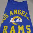 Junk Food Clothing x NFL - Unisex Adult Classic Team Logo - Officially Licensed Short Sleeve T-Shirt (Blue)