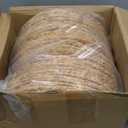 40 Pcs Round Placemats Bulk Plate Chargers Set 11.8 Inch Woven Placemat Rustic Braided Straw Rattan Charger Natural Water Hyacinth Place Mat for Wedding Party Table Single Tableware Use