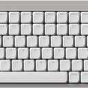 Flow Lite 84 Keys Low Profile Mechanical Keyboard, 75% Swappable Rechargeable Wireless Keyboard with 2.4G Receiver, Bluetooth and Wired Connection for Windows, Mac/ Specter Linear Switches (Marble)