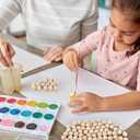 1/2 inch Wooden Balls, 300PCS Unfinished Round Wood Balls, 12mm Small Natural Wooden Balls for Crafts and DIY Decorative Projects