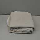 CUCRAF Linen 100% Blackout Curtains 63 Inch Length 2 Panels Set, Back Tab and Rod Pocket Curtain for Living Room Bedroom, Room Darkening Window Drapes Thermal Insulated, (37x63 inch, Light Beige)