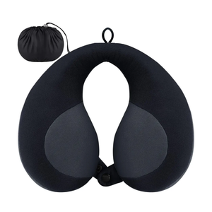 INFANZIA Kids Chin Supporting Travel Neck Pillow, Helps Support Head and Neck, Comfortably Designed for Head, Neck, and Chin Support - Ideal for Toddlers and Children,Black