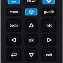 UltraPro Universal Remote Control for Samsung, Vizio, LG, Sony, Sharp, Roku, Apple TV, RCA, Panasonic, Smart TVs, Streaming Players, Blu-ray, DVD, 4-Device, Preset for Samsung, Black, 44235