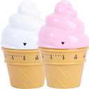 Cabilock Ice Cream Mechanical Kitchen Timer 60-Minute Countdown Clock 4.17X2.59X2.59In Plastic Cooking Timer for Baking Cooking Classroom Use