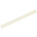 MECCANIXITY Brass Rods 1/4 Inch x 35 Inch Brass Solid Round Rod for Handle Pin DIY Craft Material Pack of 3