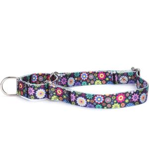Heavy Duty Nylon Dog Collar, Adjustable Martingale Dog Collar for Walking Training Boy and Girl Dogs Medium Large Dogs (XL:53-62CM, Colourful Little Flowers) Heavy Duty Nylon Dog Collar, Adjustable Martingale Dog Collar for Walking Training Boy and Girl Dogs Medium Large Dogs (XL:53-62CM, Colourful Little Flowers)