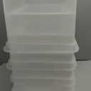 IRIS USA File Box, Plastic File Organizer with Lids for Letter/Legal File, Portable Document Box For Moving, Storage Bin with Durable and Secure Lid, Stackable Nestable BPA-Free, Clear 35 Qt. 4 Pack