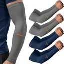 ARMORAY Arm Sleeves for Men and Women - UV Sun Protection Cooling Compression - Tattoo Cover Up Sleeve for Daily Wear & Work