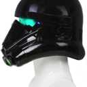 Classic Collection Cosplay Helmet Mask for Halloween Costume Mask Props in Resin Full Head (Black)