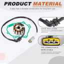 2D1-81410-10-00 Magneto Stator And Gasket For YAMAHA YZF-R1 R1 FZ1 FZ8 FZS1 2004-2016 2D1-15451-10-00 5VY-15451-10-00 5VY-15451-00-00