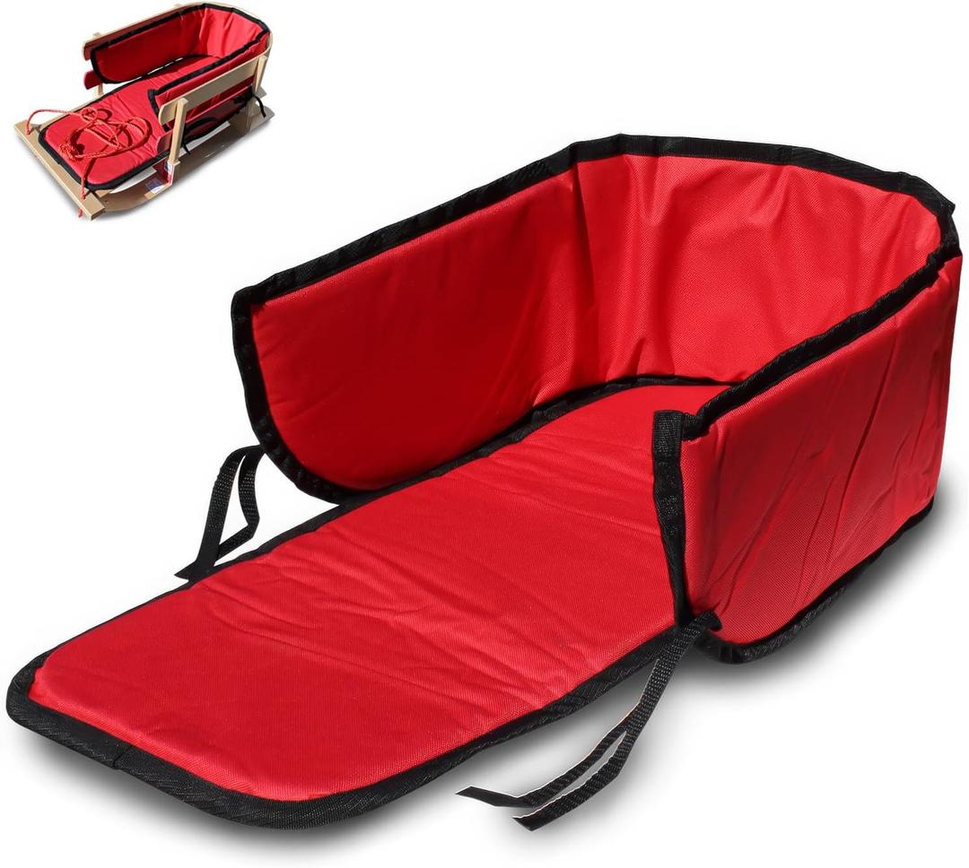 Flexible Flyer Pad for Baby Pull Sleigh, Toddler Boggan Sled Cushion 43 x 8.5 x .5"