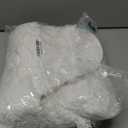 Disolla White Toilet Rug 22x24 Non Slip Fluffy Toilet Floor Mat U Shaped Washable Bathroom Contour Rug for Toilet Absorbent Shaggy Toilet Foot Rug