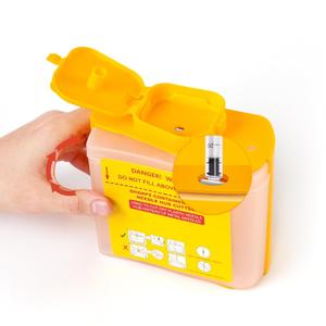 Needle Hub Cutter, Disposal Sharps Container for Cutting and Storege of Needle Hub L (M)