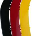 German Flag Colors Grille Inserts Stripes Trims, Front Center Kidney Grilles Accessories Compatible with BMW 2010-2013 3-Series E92/E93 2 Doors Exterior Interior Decoration(13 Beams), Color B