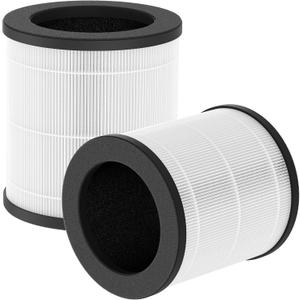 2 Pack HEPA Replacement Filter for MEGAWISE EPI235A 2022 Updated Version Air Purifier (Not Compatible with The Old Version which Purchased Before 21st Nov 2022)