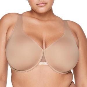 ThirdLove Classic Unlined Minimizer Bra, Full Coverage Support, Smoothing & Comfortable, Minimizes Bust, Bras for Women (38E, Taupe)