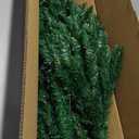  6ft Pre-lit PVC Artificial Half Christmas Tree 250 LED Lights