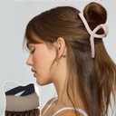 3Pcs Silicone Hair Clips Flexible Claw Clips for Women Cloud Clip Bendable Large Hair Claw Clip