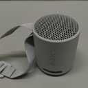 Sony SRS-XB100 Wireless Bluetooth Portable Lightweight Super-Compact Travel Speaker, Durable IP67 Waterproof & Dustproof Shower Speaker, 16 Hr Battery, Versatile Strap, Hands-free Calling, Light Gray