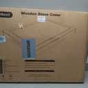 4 In 1 Noodle Board Stove Cover Lightweight Cutting Board Wood Stove Top Covers for Electric Stove, Glass Gas Stove Cover for Gas Burners - 30" x 22"