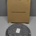 LAMU 11'' Wood Lazy Susan Organizer Turntable for Cabinet, Lazy Susan for Table Top, Pantry, Kitchen, Bathroom, Countertop, Rotating Spice Organizer, Vanity Decor Tray, Pine Wood, Black