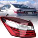 Tail Lights Assembly Compatible with Honda Accord Sedan 2016 2017 Rear Lamp Outer Left Driver side Replaces # HO2804108 33550T2AA21