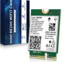 WiFi 7 Wireless Card Intel BE200 NGW, Bluetooth 5.4, 5800Mbps M.2/NGFF Network Support Windows 10/11 (64bit), Linux, Not Support AMD. Ideal for WiFi7/WiFi6E/WiFi6/WiFi5 Router and Wireless AP