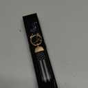 Keychain with American Leather Flag Metal Keychain for Jeep Wrangle (Black)