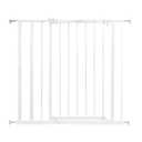 Summer Infant Everywhere Extra Tall & Extra Wide Pet and Baby Gate, 28.75" - 39.75" Wide, 36" Tall, Pressure and Hardware Mounted, Install In-Between Rooms, Doorways and Stairways - White Metal