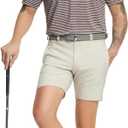 Rouen Golf Shirts for Men Moisture Wicking Lightweight Dry fit Performance Sports Stripe Collared Golf Polo Shirts for Men (S)