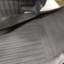 Car Floor Mats for Toyota Camry: 2007-2011 All Weather Interior Accessories, TPE Tech Rubber Black Front Rear Liners, Full Coverage Automotive Carpets Set Custom Fit for Camry 2011 2010 2009 2008 2007