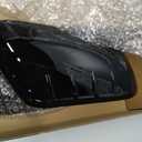 Uxcell 1 Pair Left Right Gloss Black Top Half Mirror Cover for Ford Explorer 2011-2015