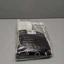 SHINELAND 90 Inch Curtains Long, Extra Wide Blackout Thick Linen Pinch Pleated Black Block Out Farmhouse Curtains for Living Room Bedroom 2 Panels Set