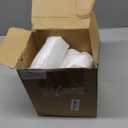 6 Set 6.8 oz Limoncello Glass Bottles Gift with Airtight Lid Cap Homemade Limoncello Bottles with Labels Cork Stopper for Home Brewing Beer Beverage Liqueur Wedding Baby Shower