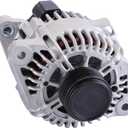 Car Alternators for Hyundai Sonata 2010-2013 for Kia Optima 2011-2013 L4 2.4L, 11491 37300-2G150 37300-2G400 TG11C087 6-Groove Pulley 12V/100Amp Alternator