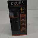 KRUPS Silent Vortex Electric Coffee Grinder: 3 oz Capacity, 5x Quieter, 175W Motor for Coffee Beans, Spices & Herbs - Removable Dishwasher-Safe Bowl, 12-Cup Yield, Black