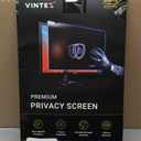 VINTEZ 22 Inch 16:9 Privacy Screen for Computer Monitor and Laptop - Anti Glare Protector Film Blue Light Filter Eye Protection - Computer Screen Privacy Shield, [1 Pack]